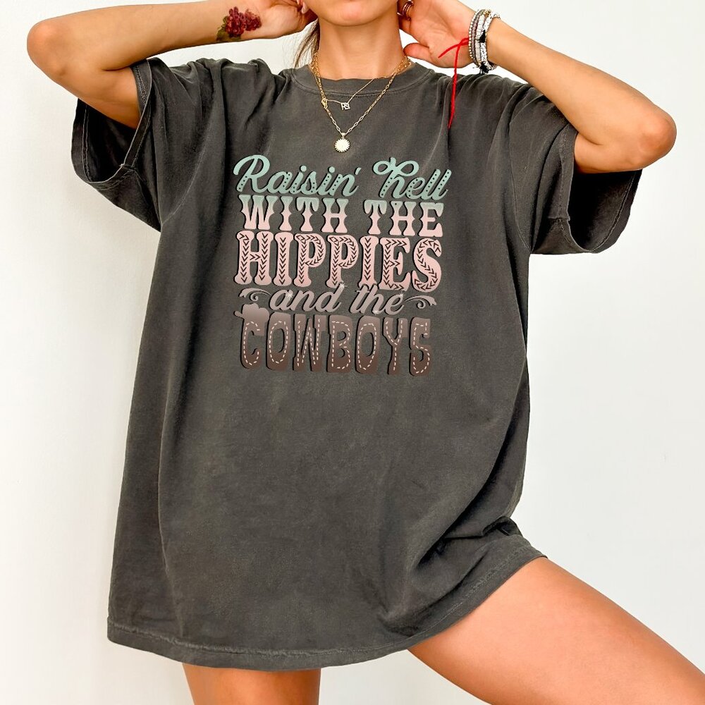 Country Inspired Cowboys T-shirt Comfort Colors